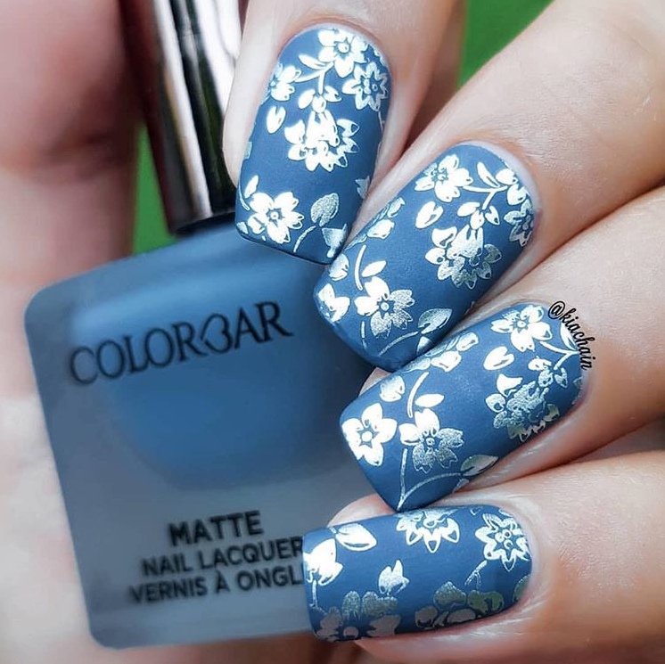 colorbar blue nail paint